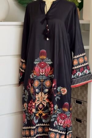 Black Printed 3pc Set