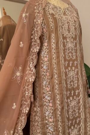 Heavy Party Wear Pakistani Suit 3 pc Stitched Collection